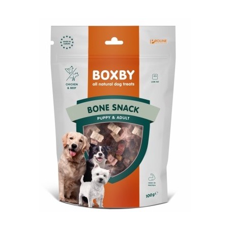 Boxby training, boxby mini huesitos, golosinas para entrenar perros, snack para premiar a nuestra mascota