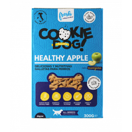 fresh healthy apple, galletas fresh, galletas con manzana para perros, snack para perros