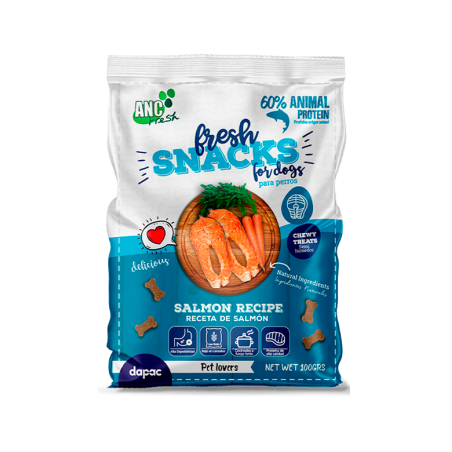 fresh snack salmon, golosinas para adiestrar perros