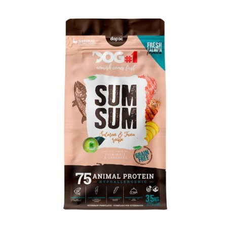 Sum sum grain free, pienso sin cereales para perros, Sum Sum salmón, pienso de pescado para perros