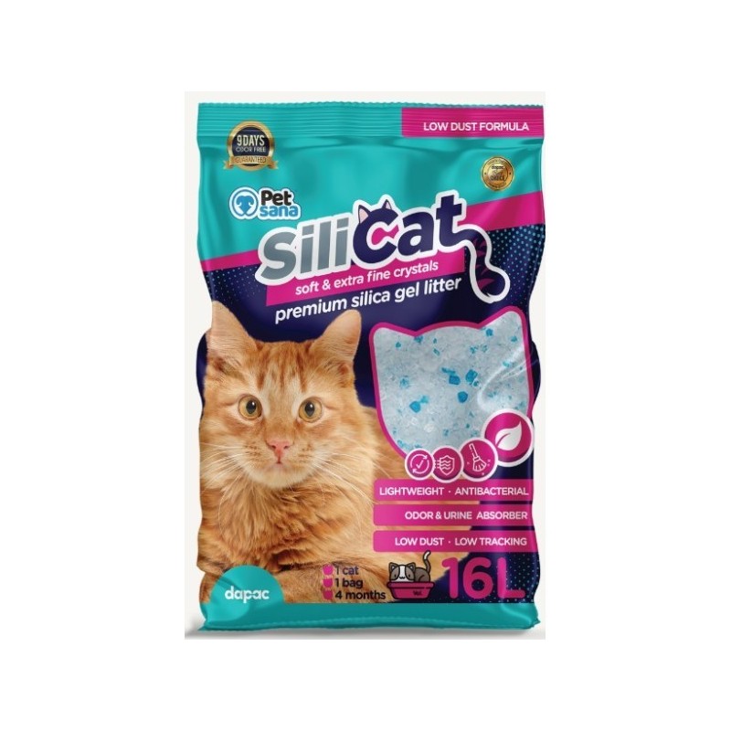 Gel de sílice para gatos, perlas para gatos, arena para gatos